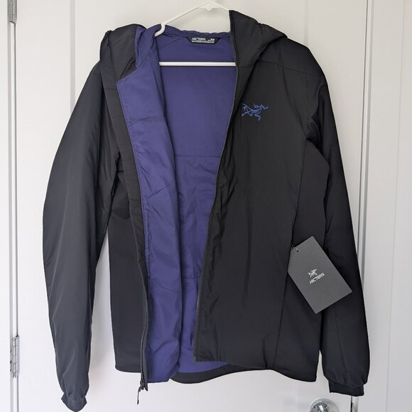 (NWT) Arc'teryx-  Atom Hoody Men's (Black/Soul/Electra) - Picture 8 of 15